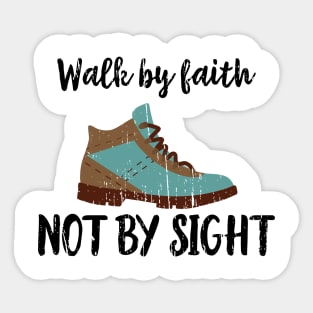 not by sight Sticker